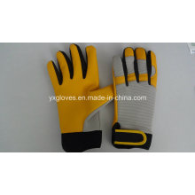 Mechaniker-Handschuh-Schutzhandschuh-Leder-Handschuh-Handschuh-Arbeitsleder Handschuh-Arbeitshandschuh